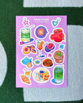 Sticker sheet Cafe