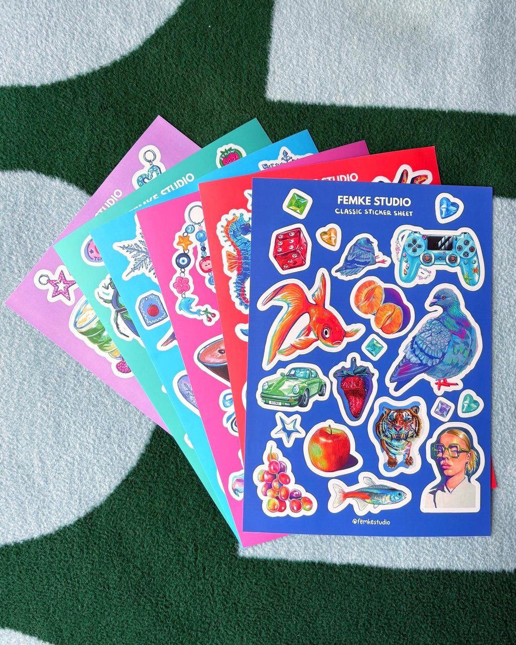 Complete sticker bundle (all 6)
