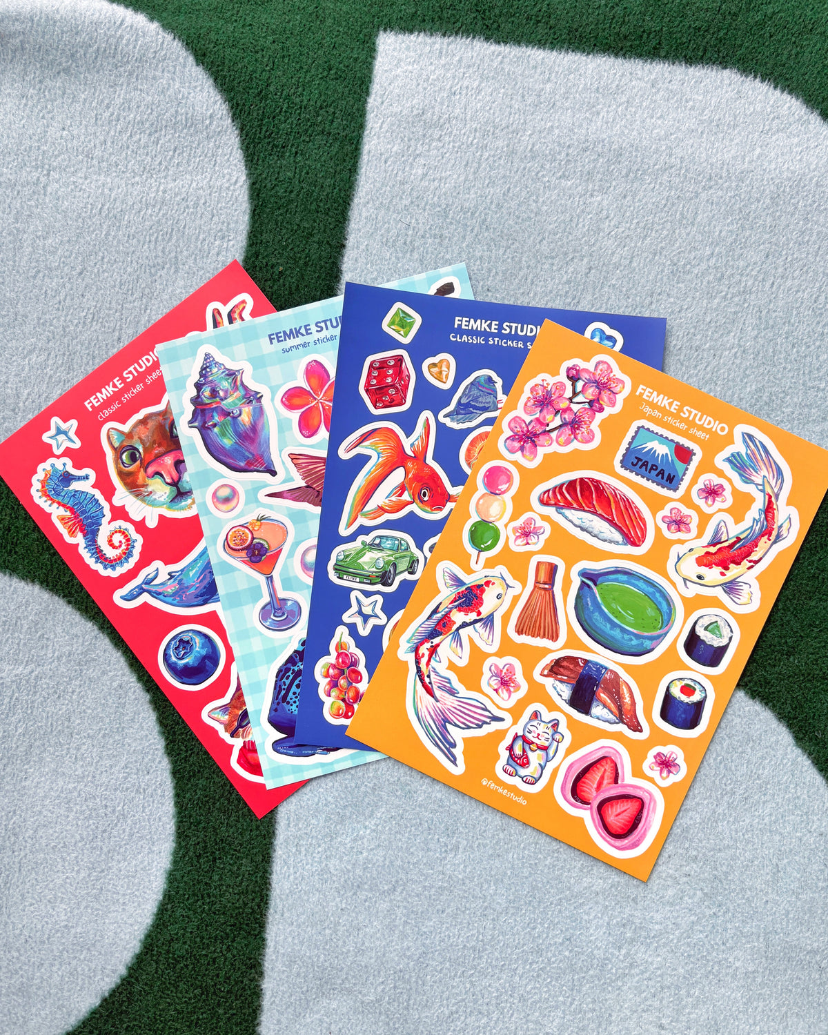 Sticker bundle Classic, summer, Japan
