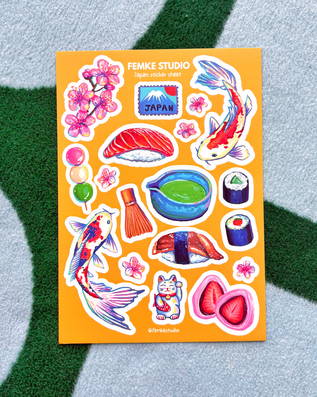 Sticker bundle Classic, summer, Japan